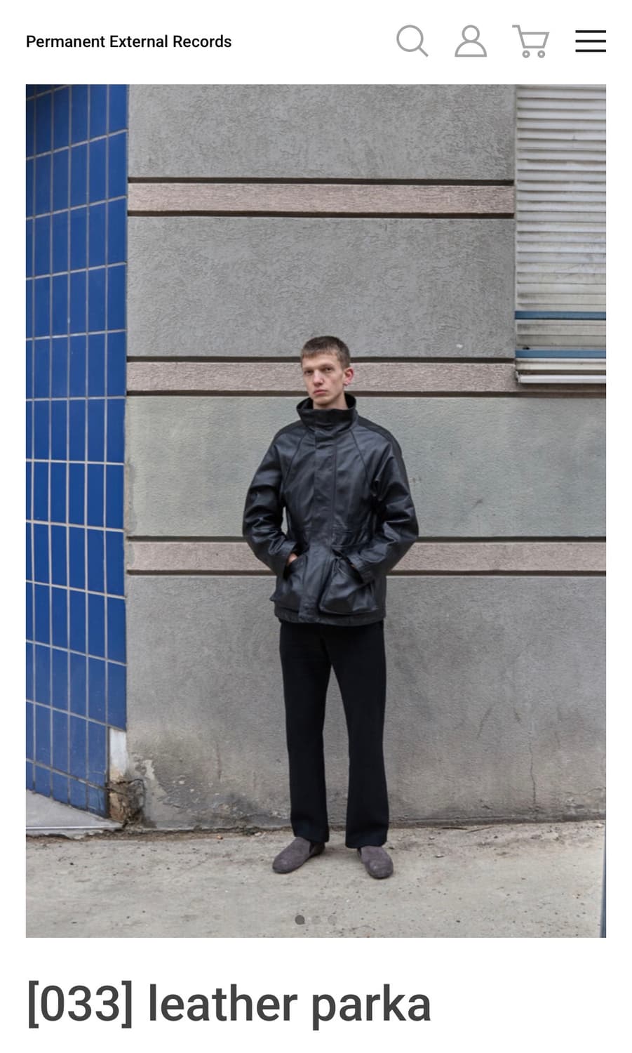 머듈 레더 파카 3  상품이미지1