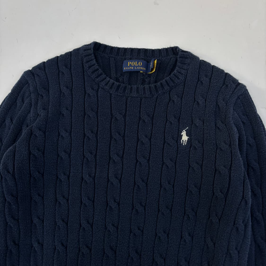 폴로 코튼 케이블 니트 상품이미지5