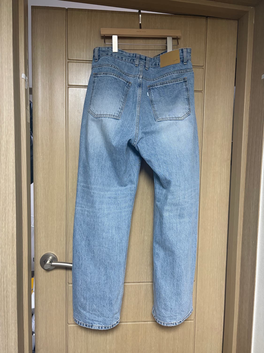 유스 23ss 와이드 데님 라이트 블루 M사이즈 상품이미지2