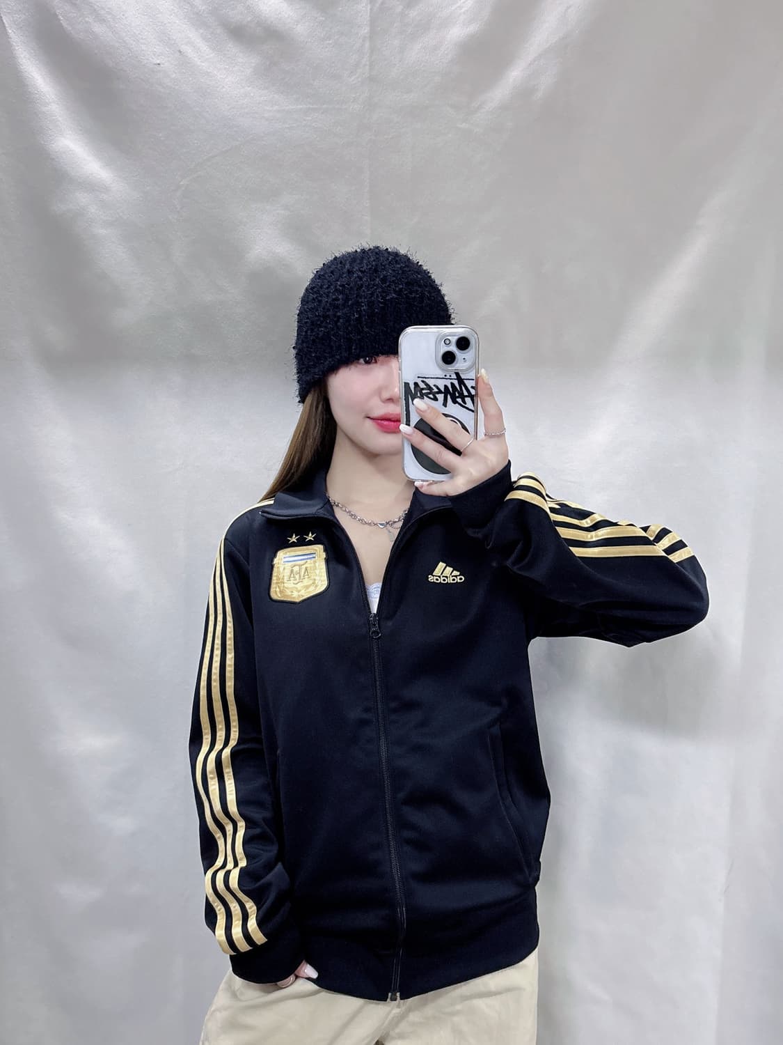 아디다스 아르헨티나 검골 트랙탑  상품이미지1