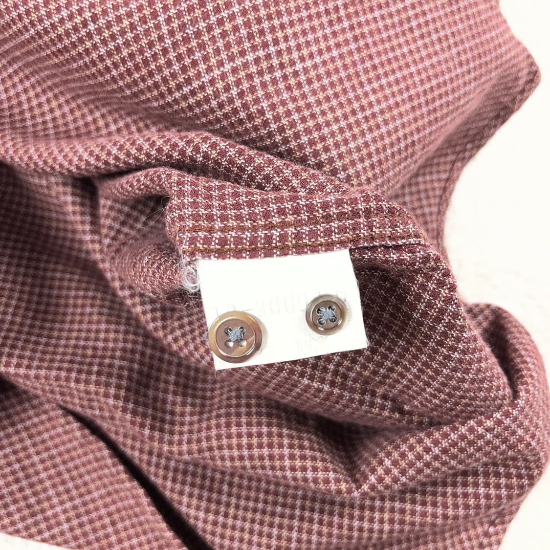 BEAMS 깅엄체크 셔츠 (실측확인) 상품이미지3