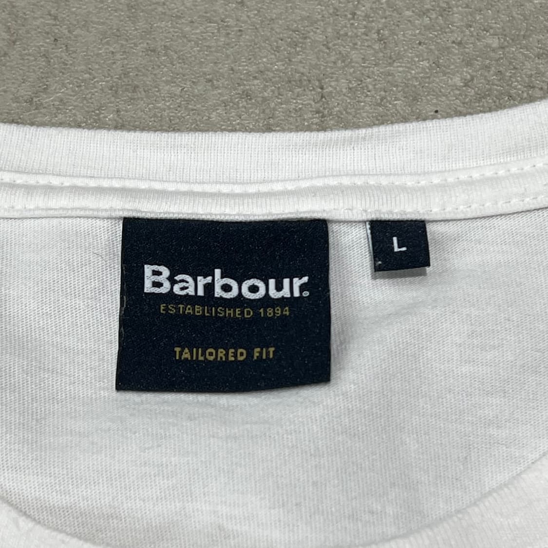 바버 로고 반팔티셔츠 s10183 상품이미지5