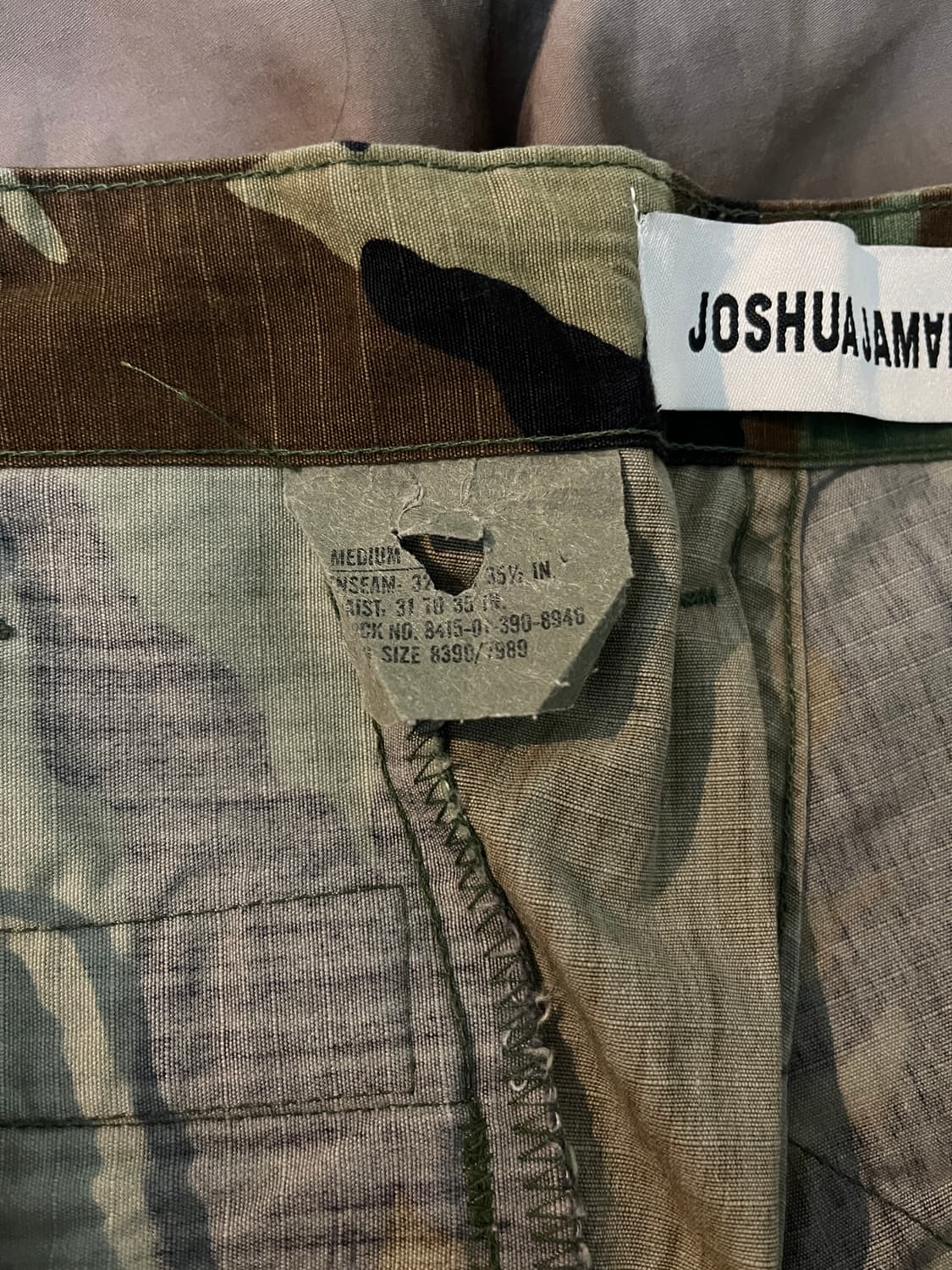 Joshu Jamal NBHD Woodland Camo Shorts 상품이미지4