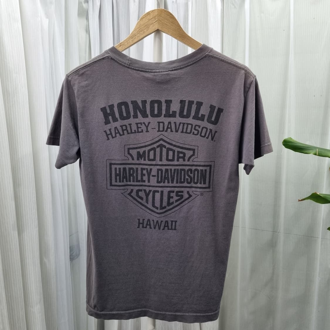 할리 데이비슨 스컬 프린트 워싱 빈티지 티셔츠 1939 상품이미지2