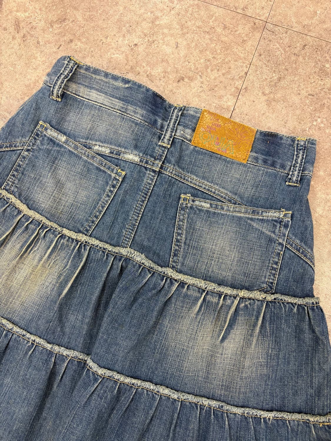 캉캉 데님 스커트 #csz396 상품이미지4