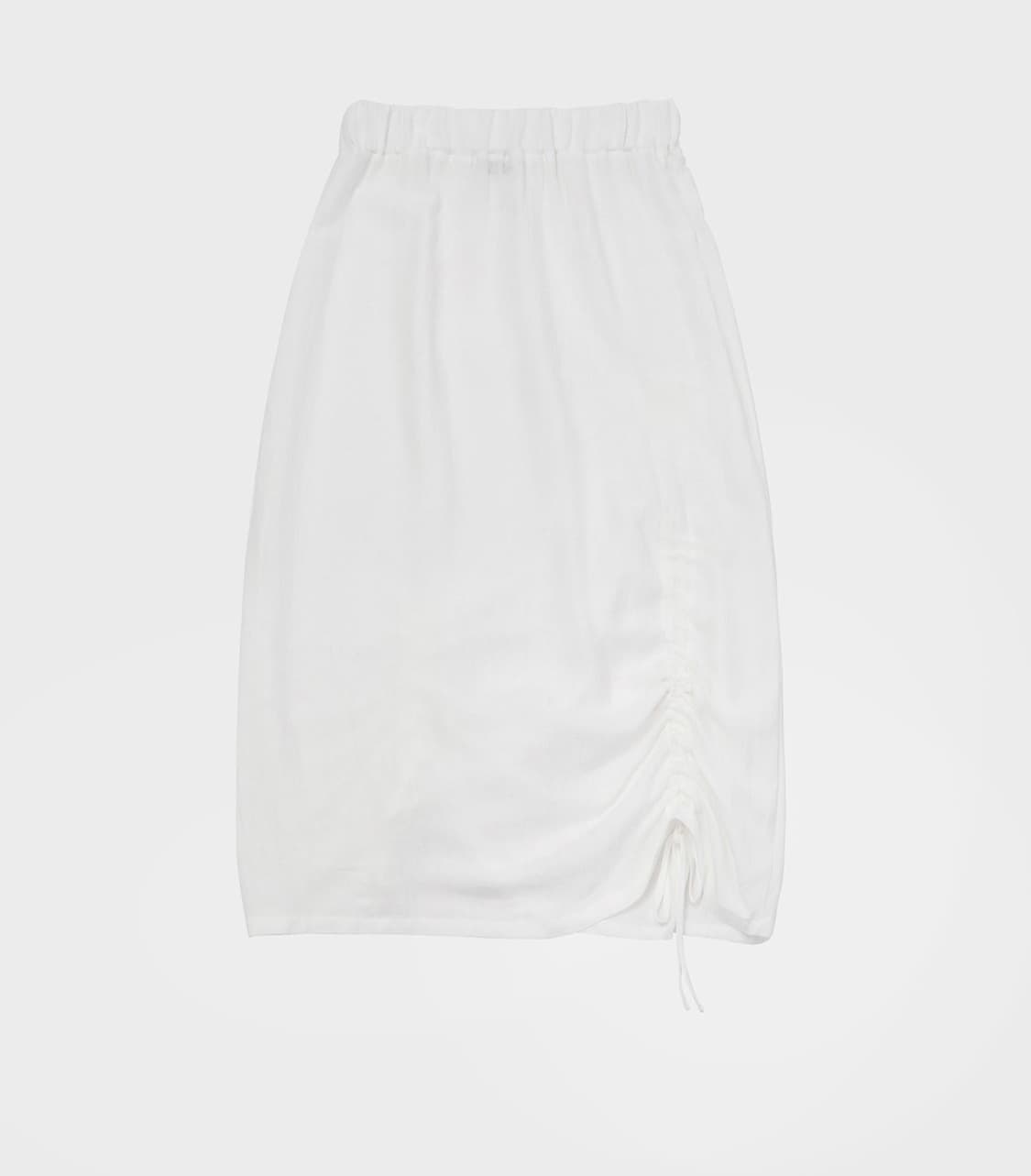 Gauze Stopper Skirt White 상품이미지9