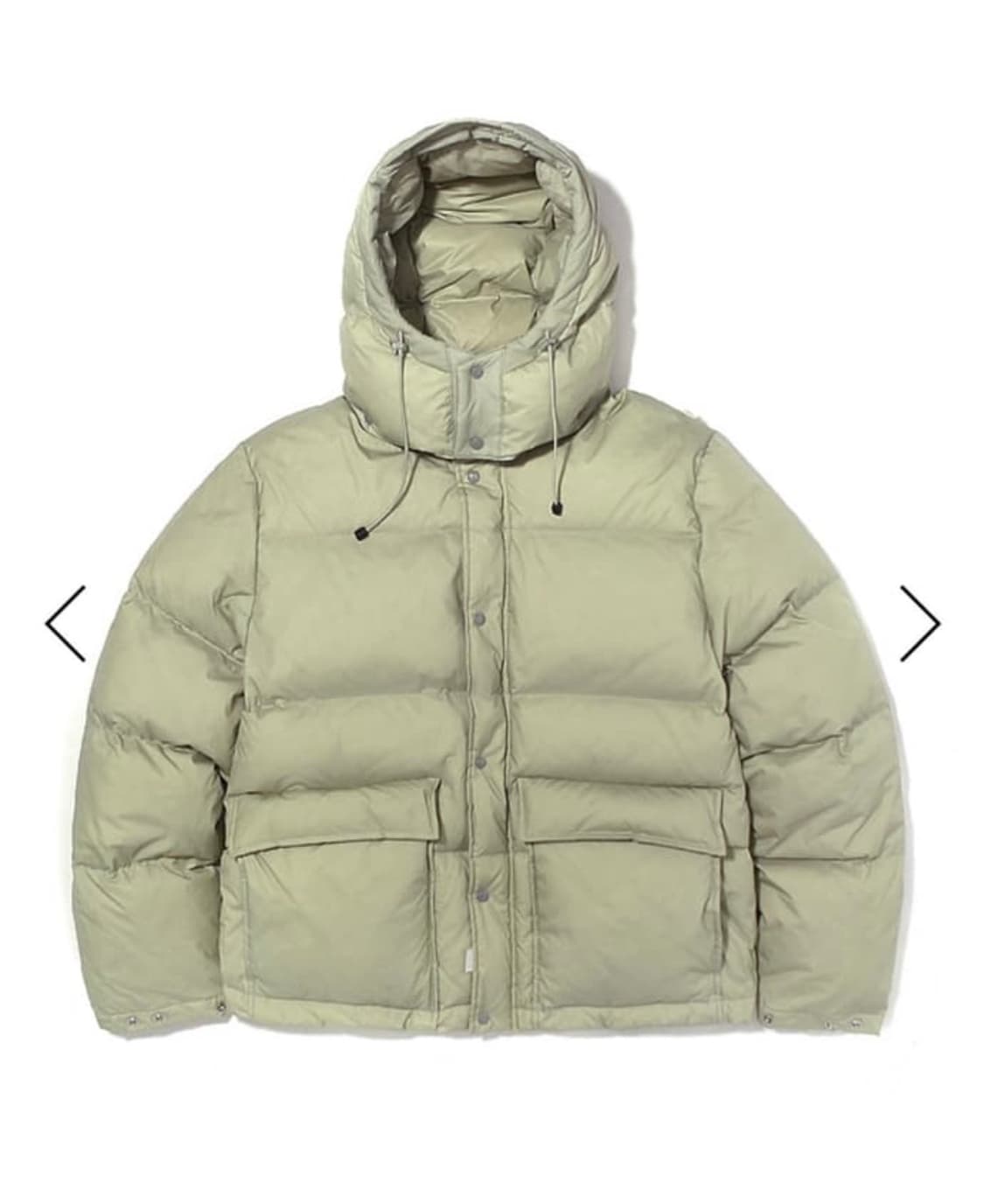 fetch 구스 패딩 M 그린 상품이미지1
