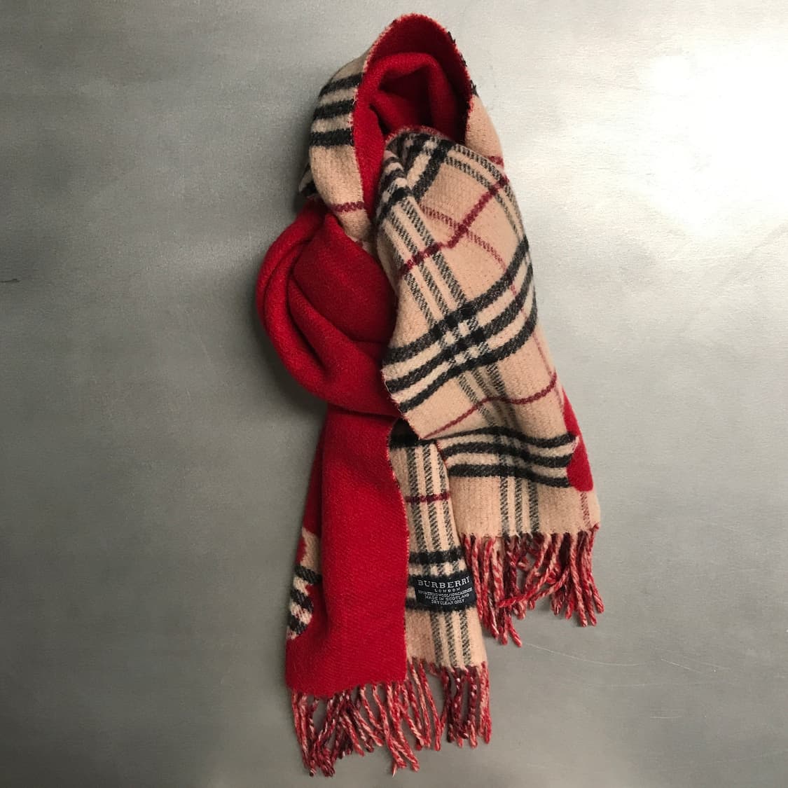 버버리 정품 메리노/캐시미어 머플러 상품이미지1