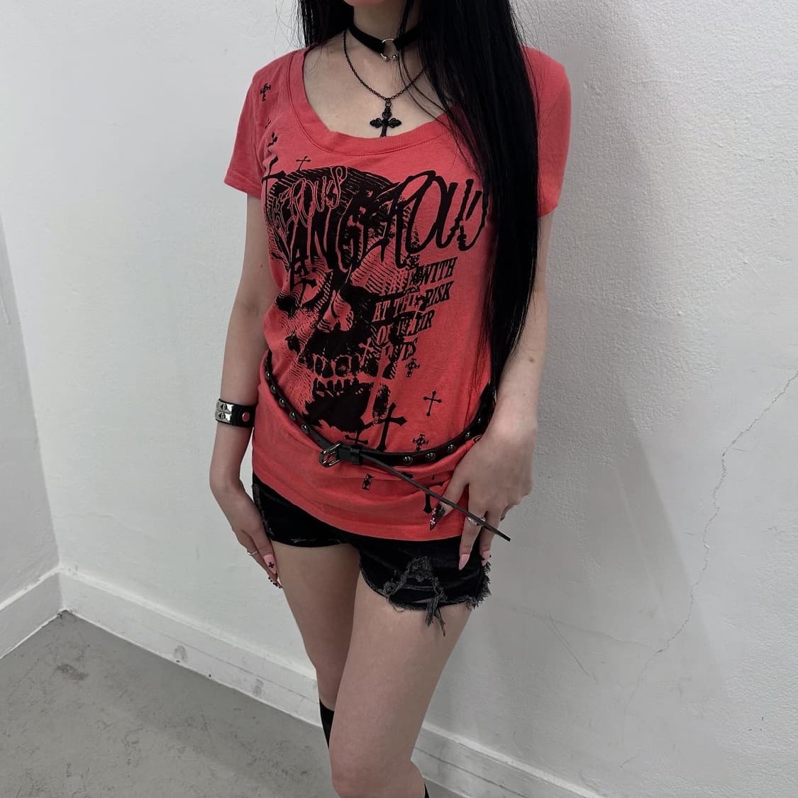 ghost of Harlem skull short sleeve  상품이미지2