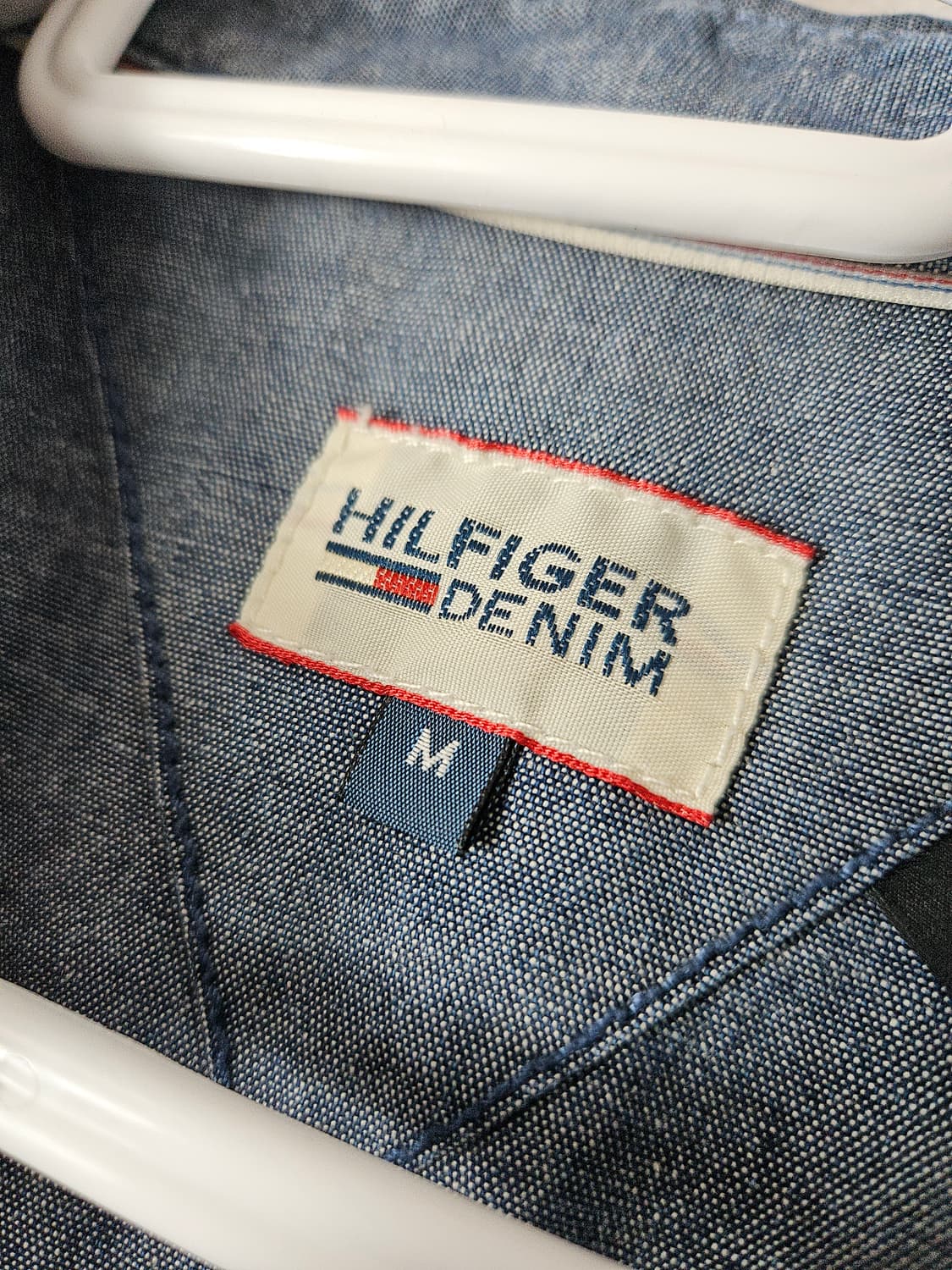 타미힐피거 데님 카라 반팔 미니원피스 M 상품이미지6