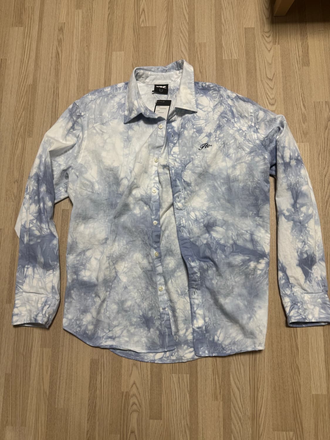 FTC 셔츠 L사이즈 WASHED TWILL SHIRT DYED BLUE 상품이미지2