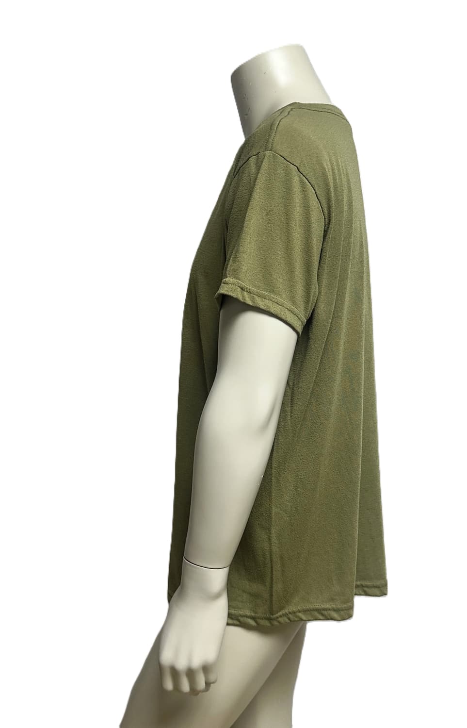 미군 카키색 라운드 반팔 티셔츠 (L) (10) (만원샵) 상품이미지2