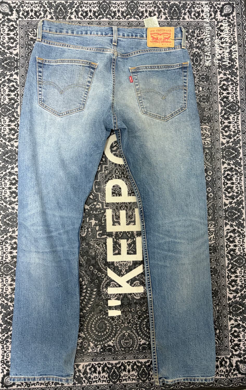 리바이스 502 레귤러 테이퍼드 데님 32/32 상품이미지6