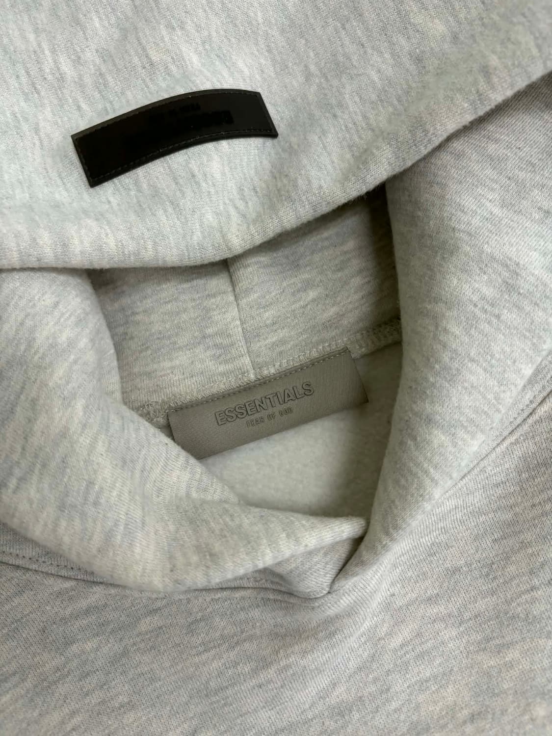 [L] 피어오브갓 에센셜 라이트 오트밀 후드티 스웻 셔츠 상품이미지4