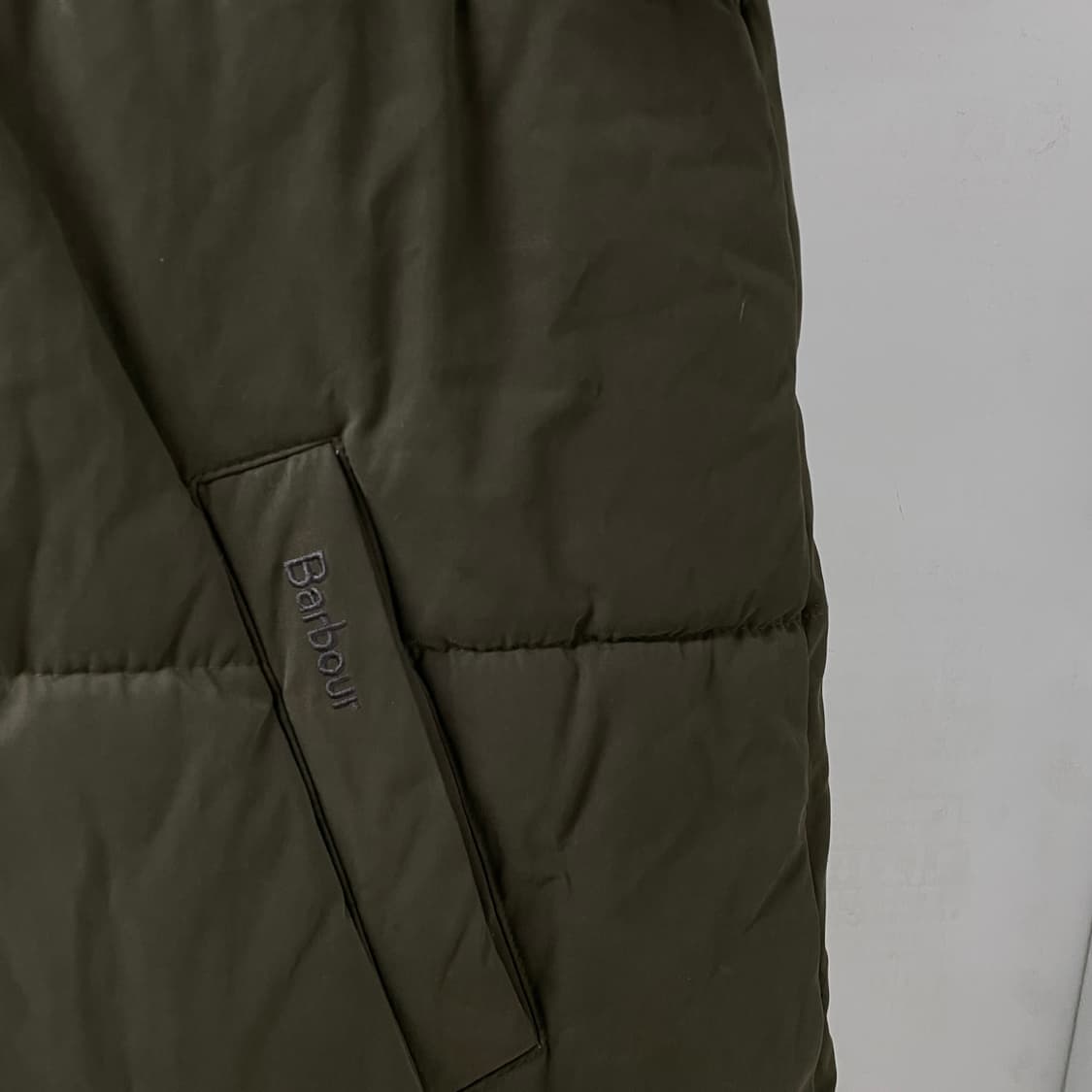 바버 롱 패딩 카키 10(W) 상품이미지4