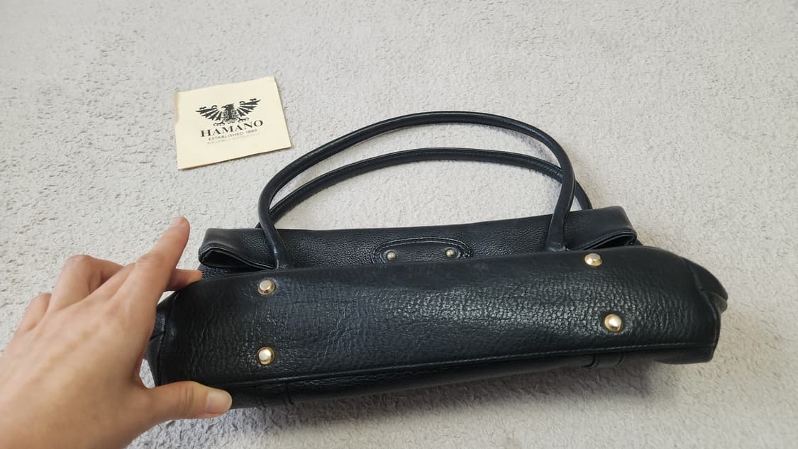 하마노 HAMANO 소프트 가죽 플로럴 백 상품이미지6