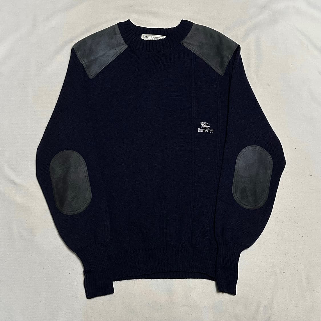 42 버버리 네이비 울 코만도 니트 상품이미지2
