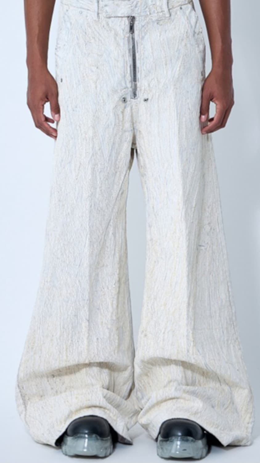 릭오웬스 FW25 밀크메가크러스트 와이드 벨라 데님 46사이즈 상품이미지5