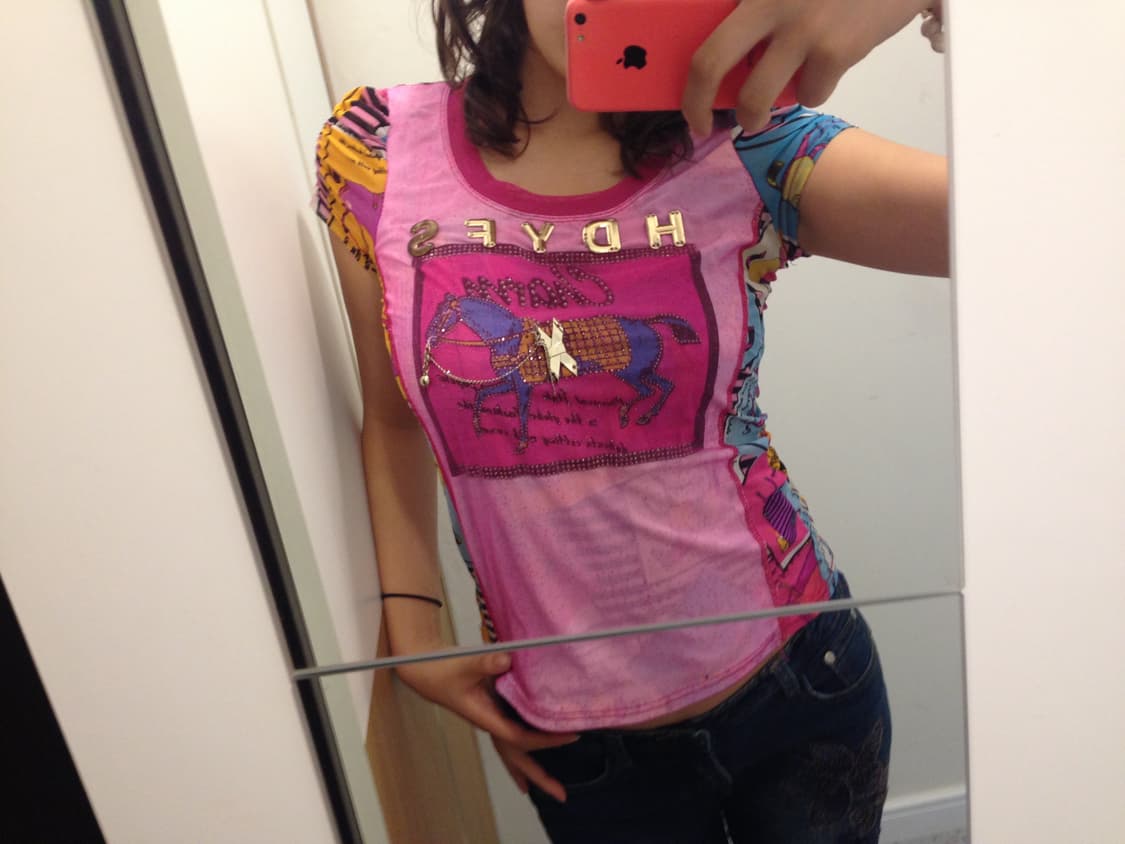 Y2K 메쉬 티셔츠 상품이미지6