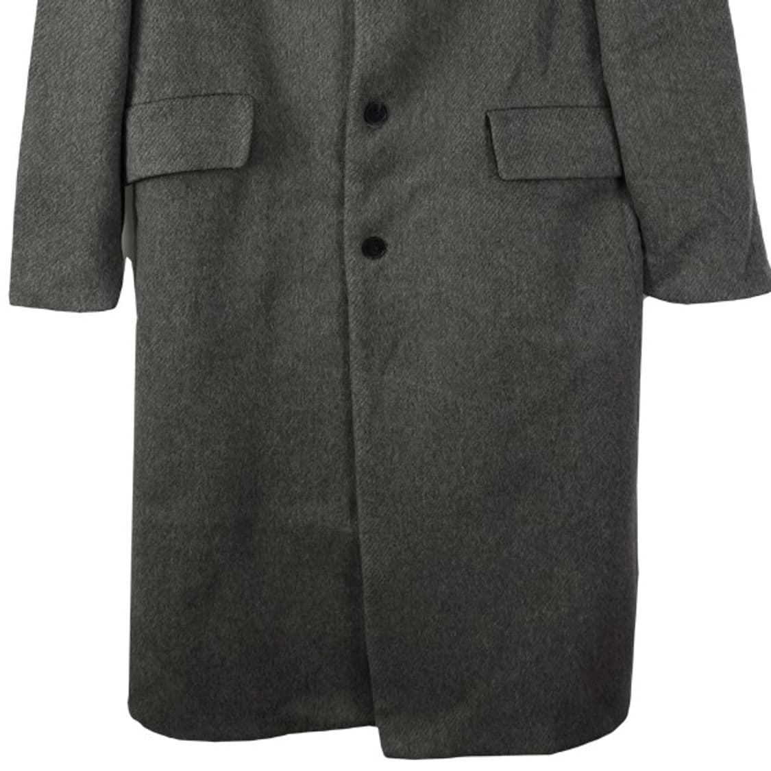 [엘무드] 캐시미어 울 블랜디드 싱글 모직 롱 코트 M18005 상품이미지5