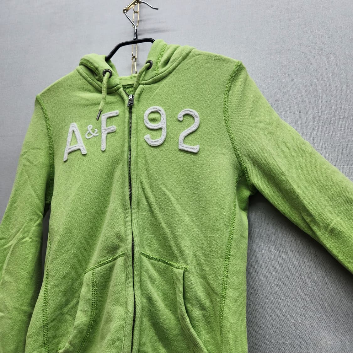 아베크롬비 Y2K 빈티지 로고 후드집업 S(S) 상품이미지3