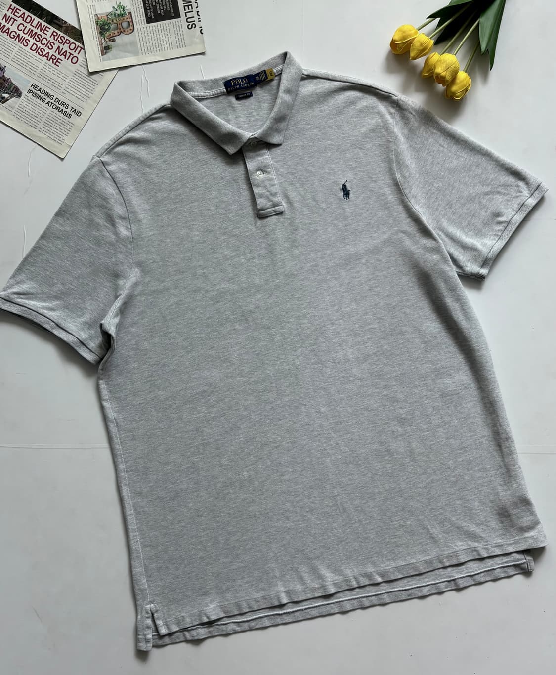 Polo 폴로랄프로렌 QR 그레이 카라티  상품이미지1