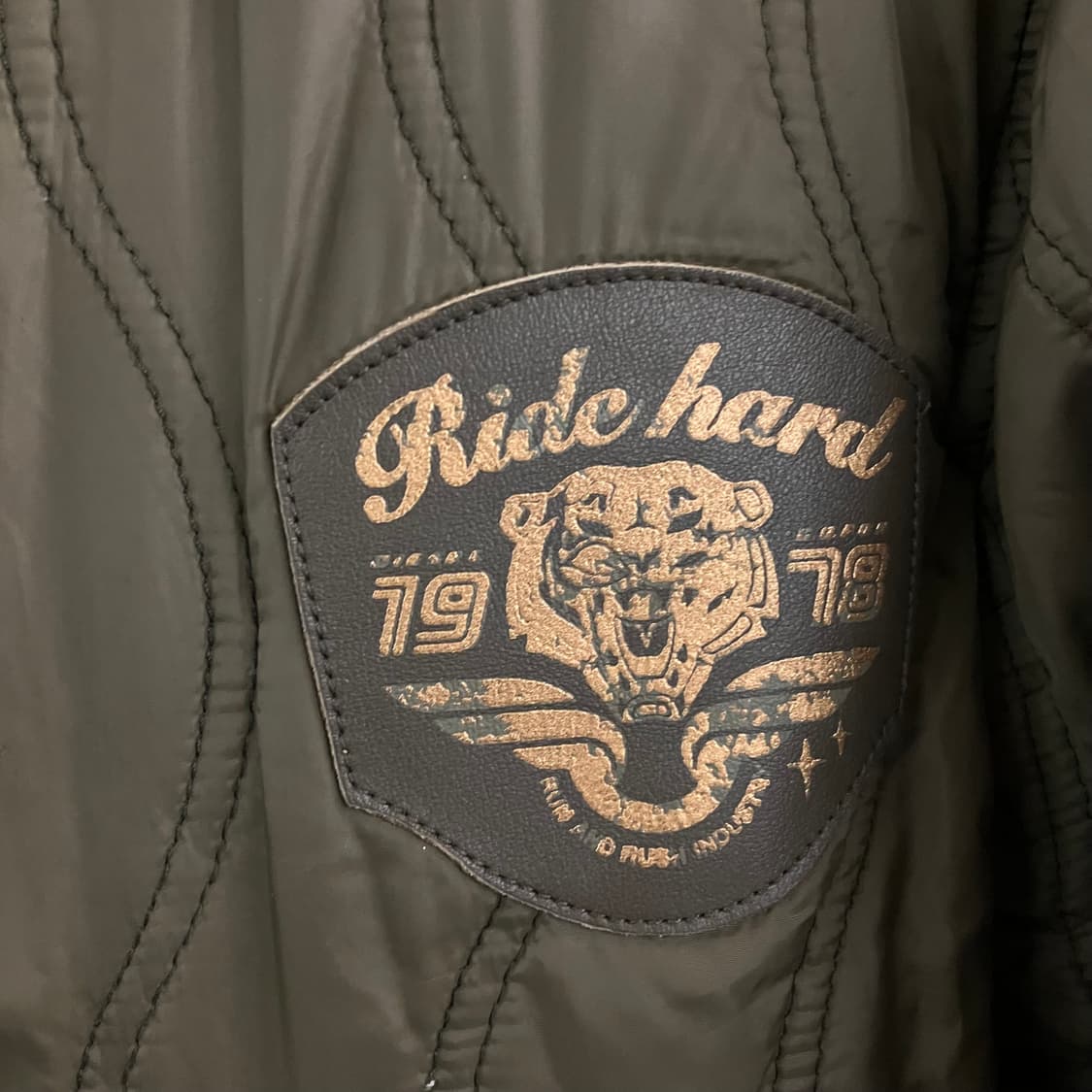 디젤 리버시블 패치 봄버 자켓 M 상품이미지5