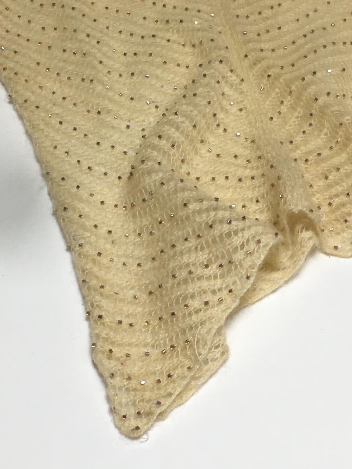 Ivory Ribbed Knit with Subtle Sparkle 상품이미지5