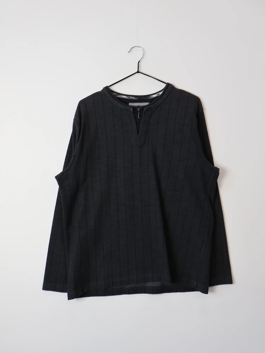 JPN Ribbed Zip Neck Top 상품이미지4