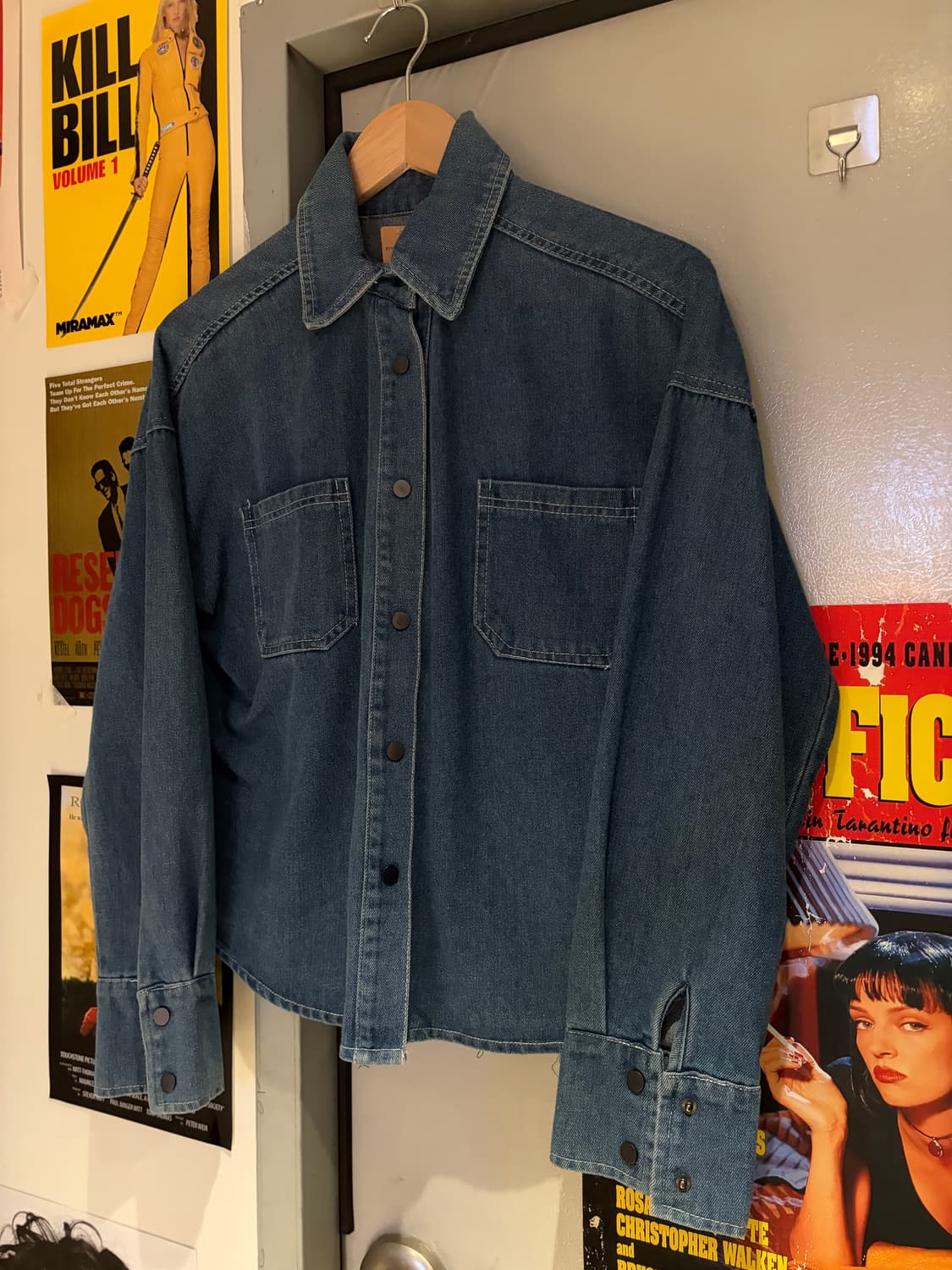 빈티지 데님 셔츠자켓 상품이미지1