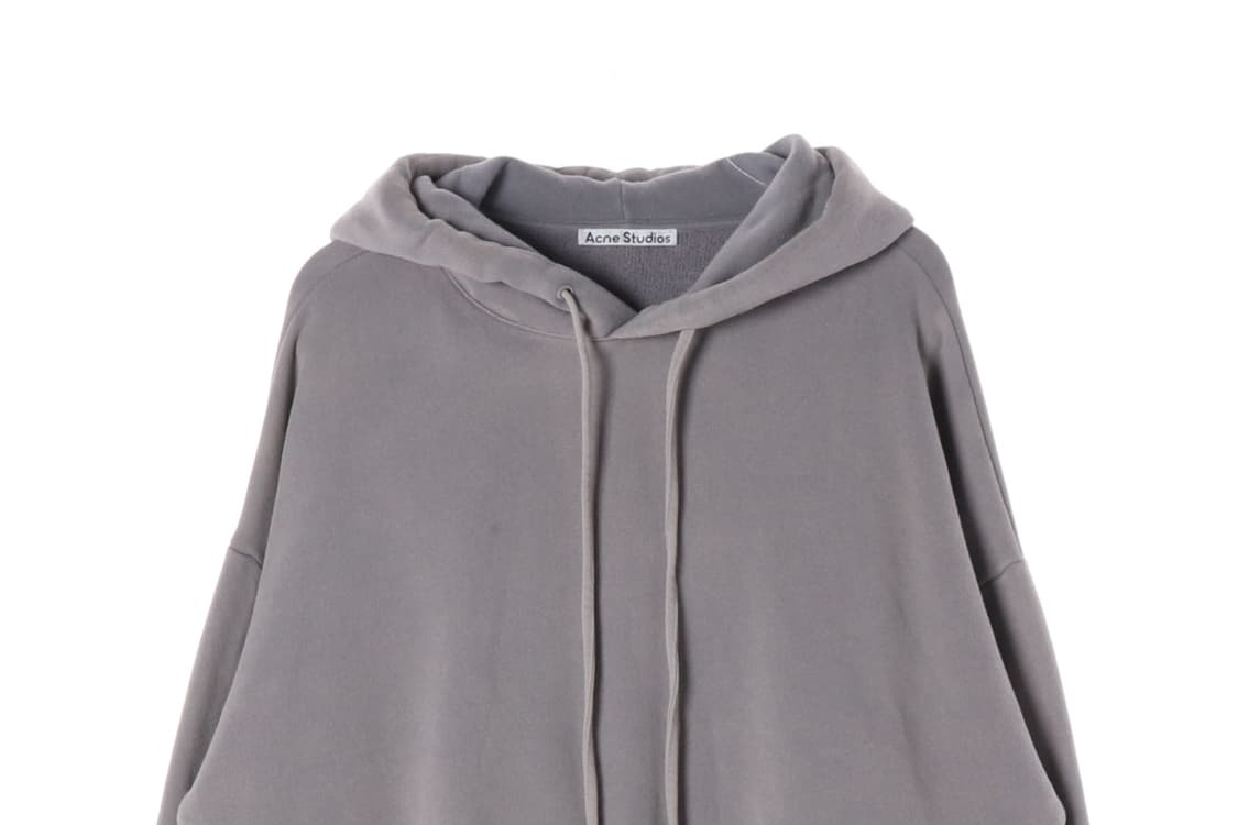 아크네 스튜디오 24FW 후드 스웨터 로고 패치 후드티 더스티퍼플
 상품이미지3