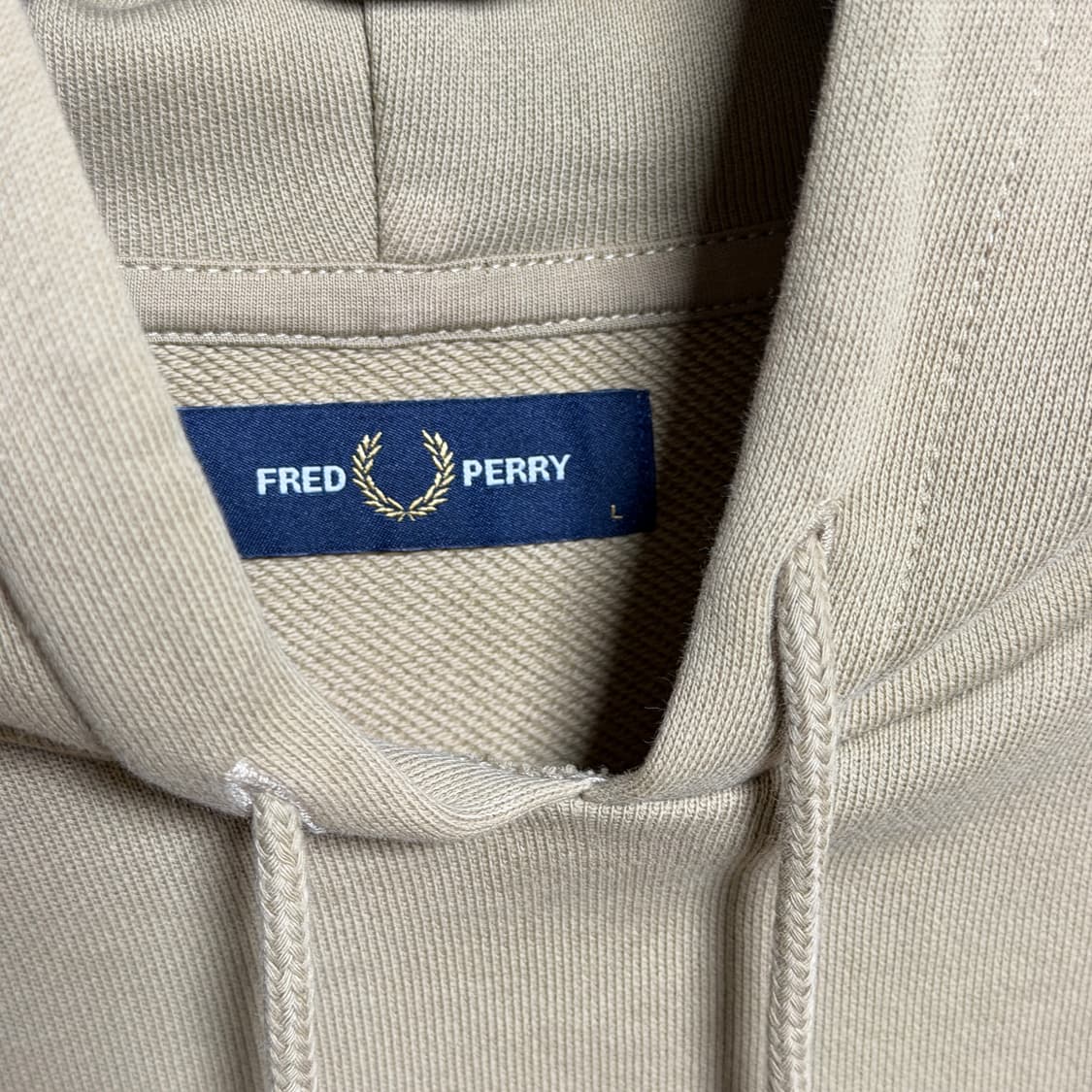 프레드페리 엠브로이더드 패널 후드 스웨트 Lsize 상품이미지3