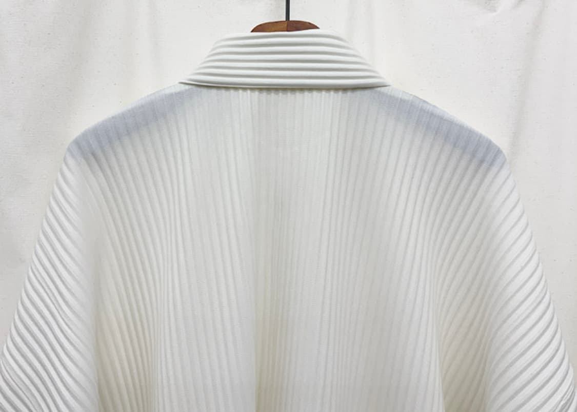 옴므플리세 카라 집업 자켓 상품이미지6