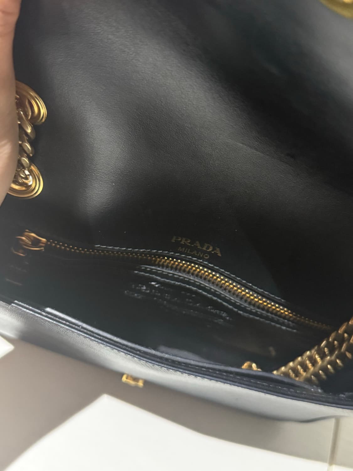 프라다 사피아노 체인 숄더백 상품이미지6
