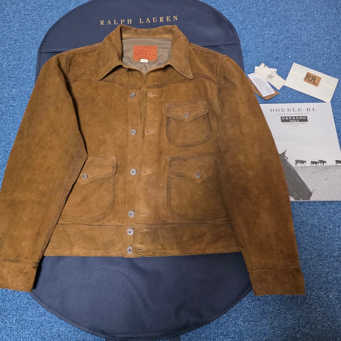 RRL 러프아웃 스웨이드 자켓 L사이즈 상품이미지3