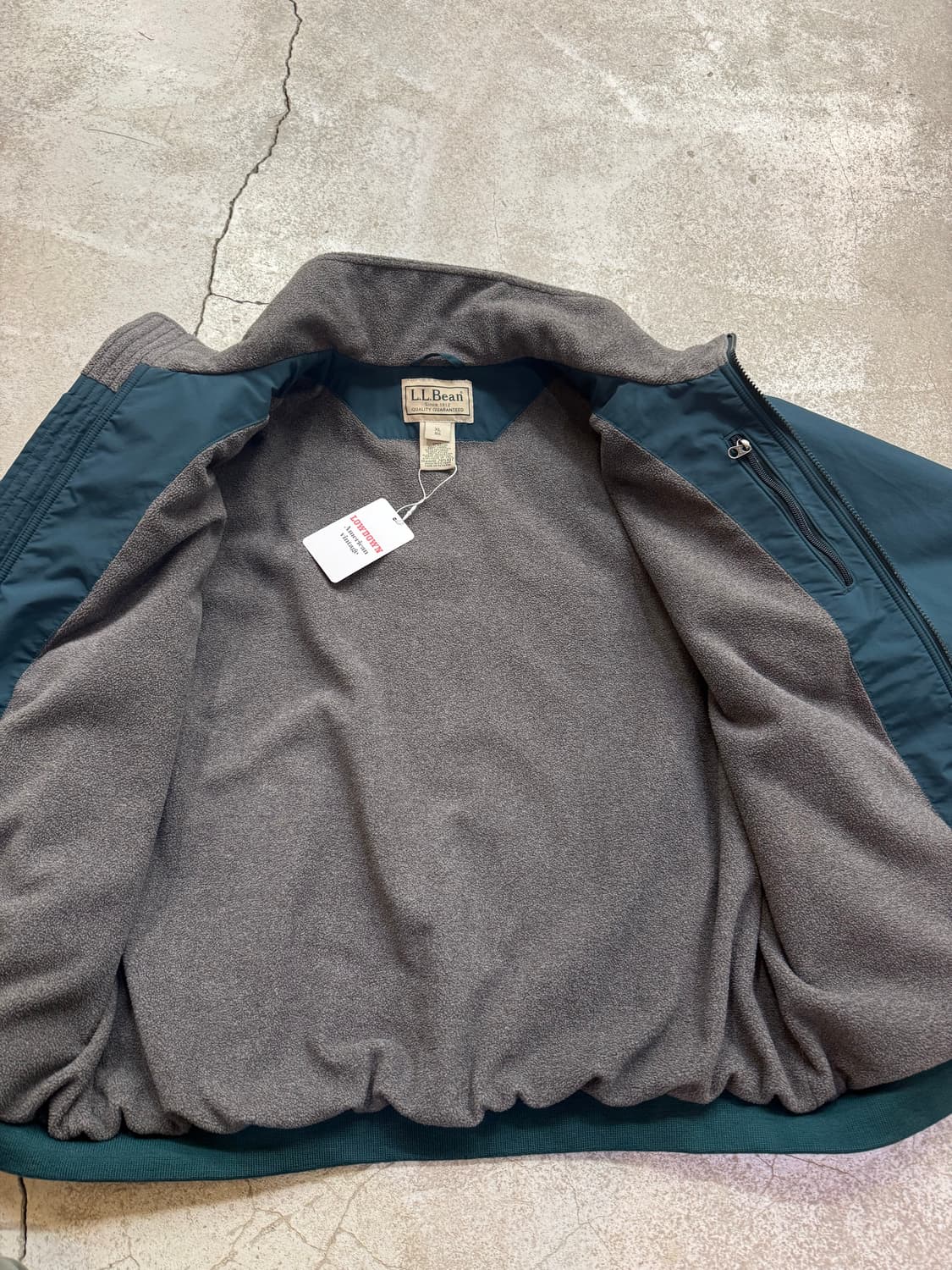 엘엘빈 플리스 라이닝 웜업자켓 상품이미지6