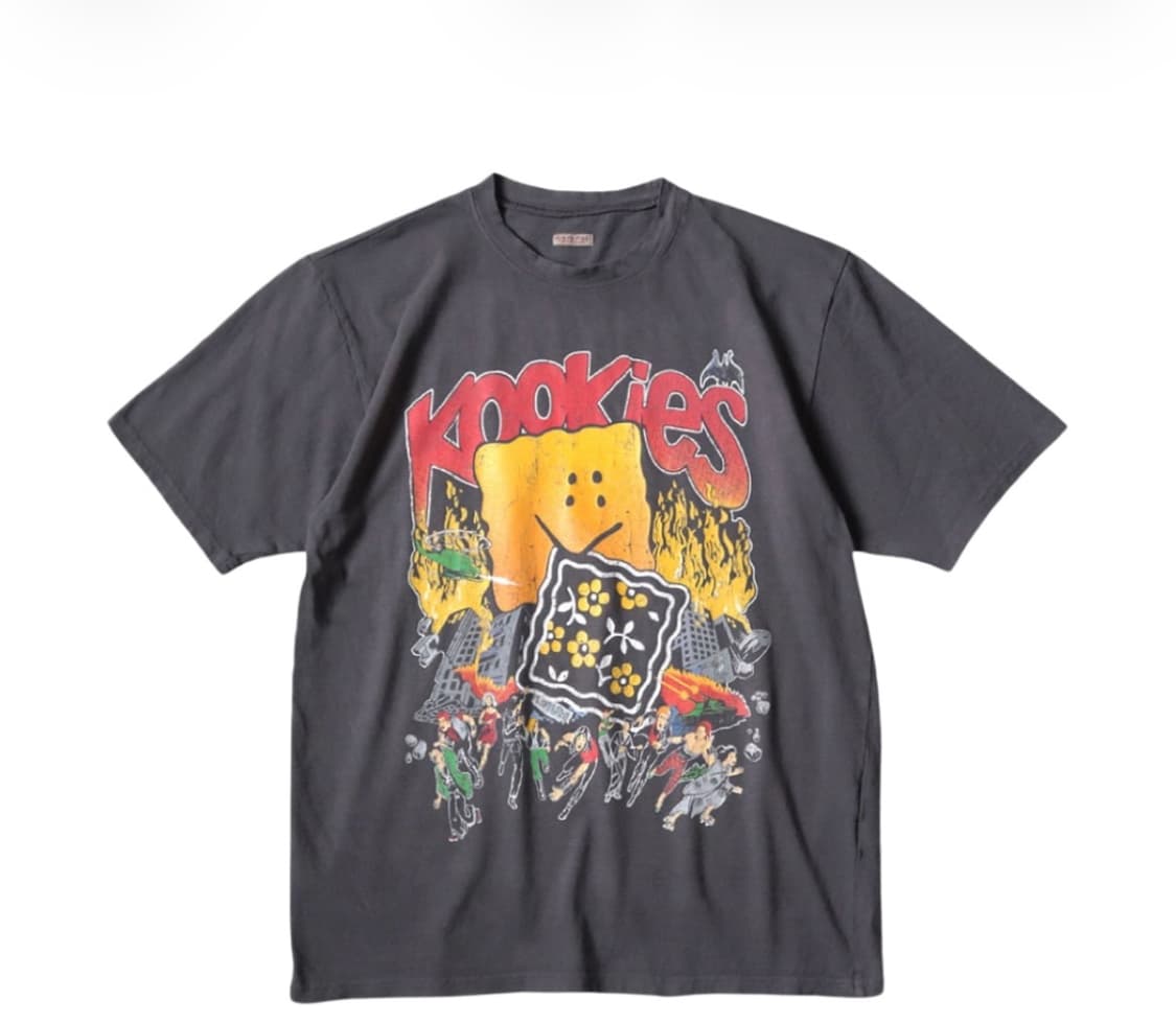 캐피탈 쿠키 티셔츠 잉크블랙 L,XL 상품이미지1