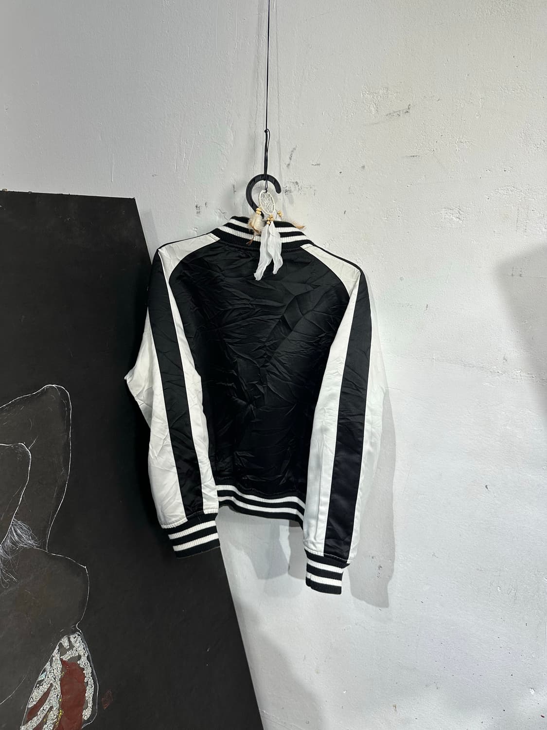 Jpn 일본빈티지 오리엔탈 카키 마원 양면 스카잔 자켓 상품이미지10