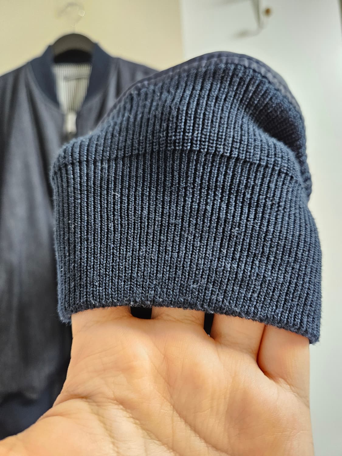 알파인더스트리 x LEE 콜라보 MA-1 데님 블루종 자켓 상품이미지5