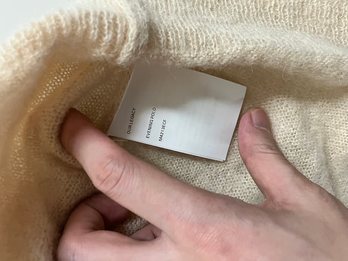 아워레가시 21FW 이브닝 폴로 가디건 카멜 46 상품이미지4