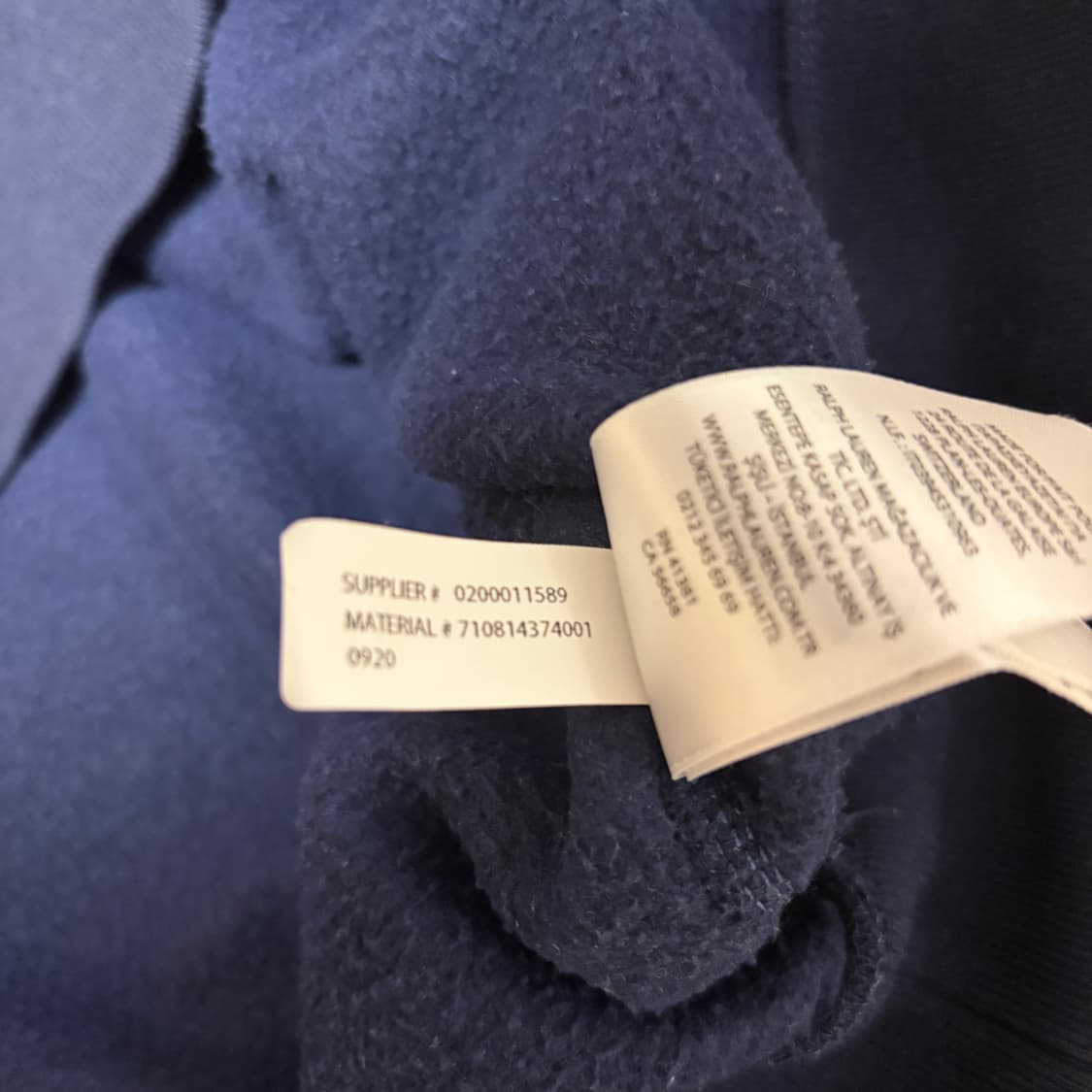 폴로 랄프로렌 신형라벨 류준열 1967 맨투맨 상품이미지4