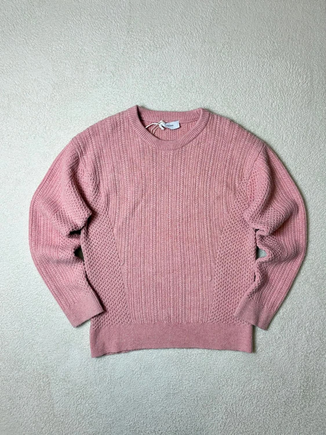 르마드 LEMARD 미니멀 패턴 믹스 니트 PN6303 상품이미지1