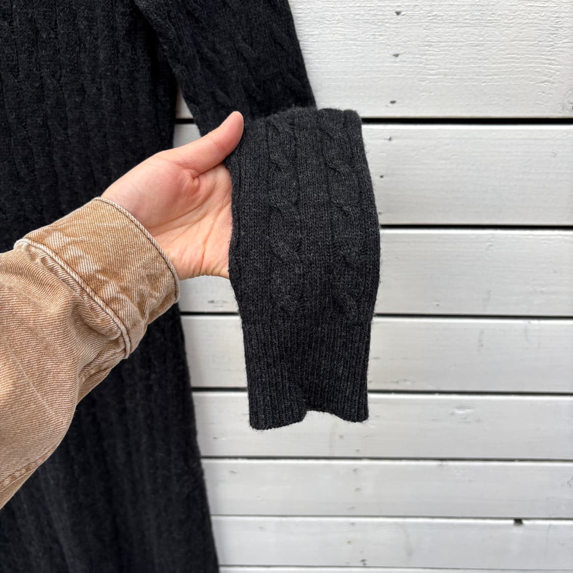 Polo 폴로 울 캐시미어 니트 원피스 상품이미지6