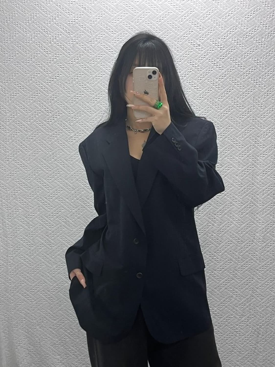 입생로랑 빈티지 모던시크 정장 블레이저 42R C08225 상품이미지2