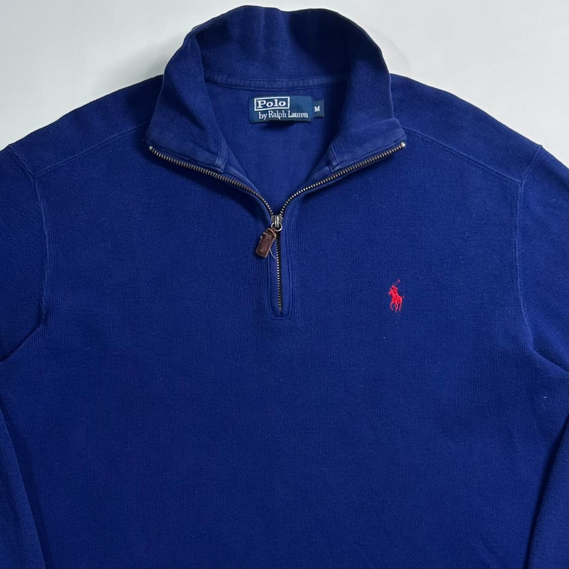 폴로 랄프로렌 블루 반집업   상품이미지2