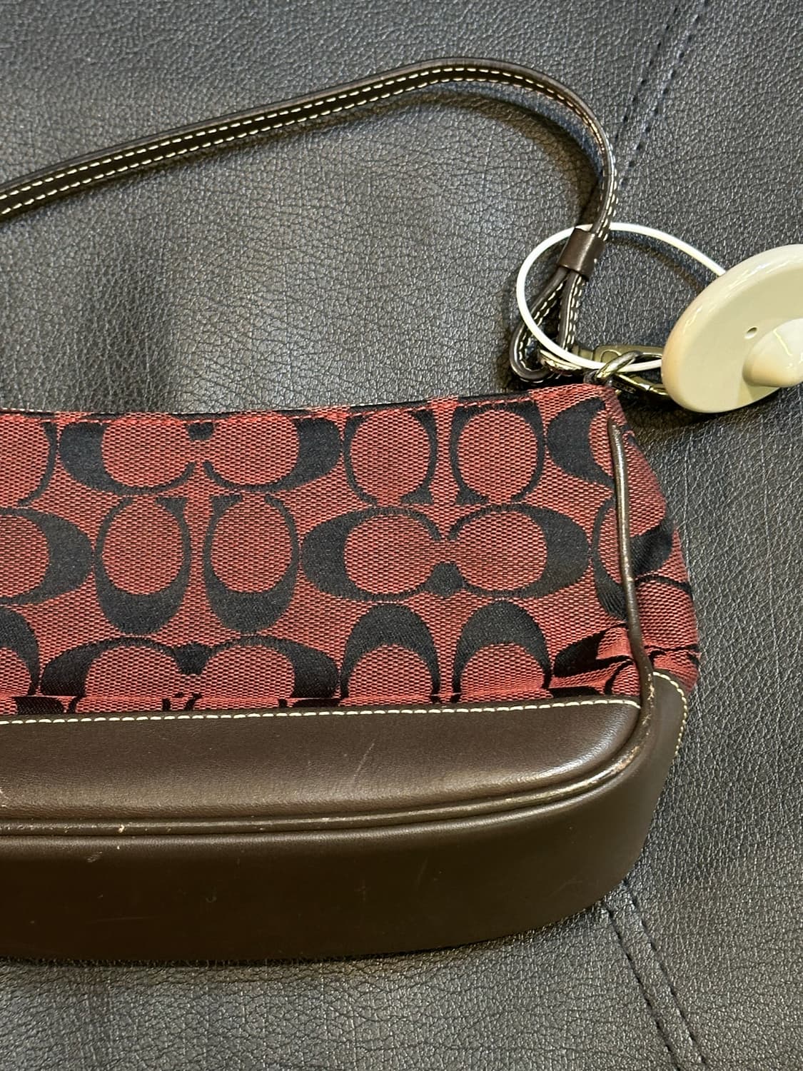 COACH 코치 레드 미니 토트백 상품이미지2