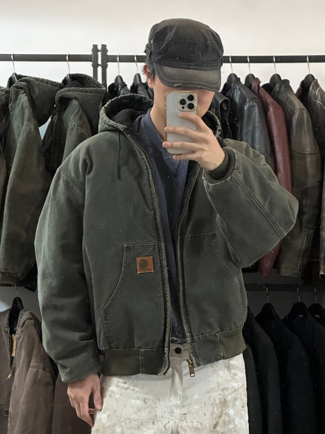 00s OG USA Made 칼하트 J68 액티브 칼하트 MOS J130 상품이미지10