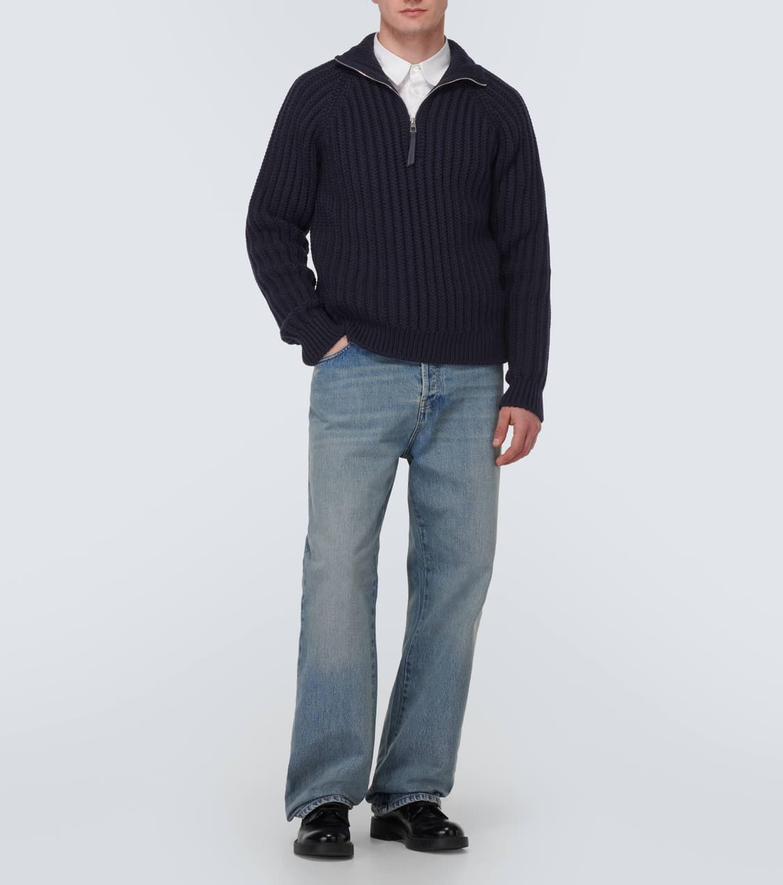 로에베 반집업 니트 새상품 상품이미지3