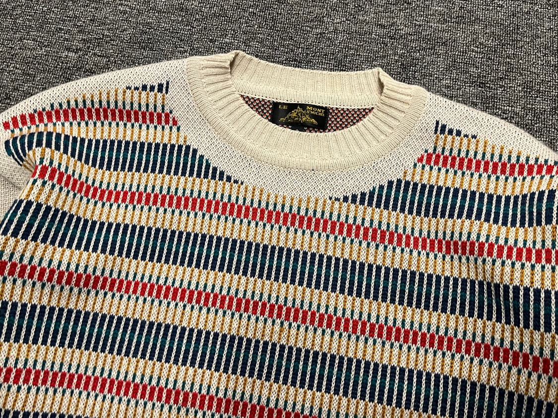 [55~66] LE MONT SAINT MICHEL 르몽생미쉘 패턴 니트 상품이미지2