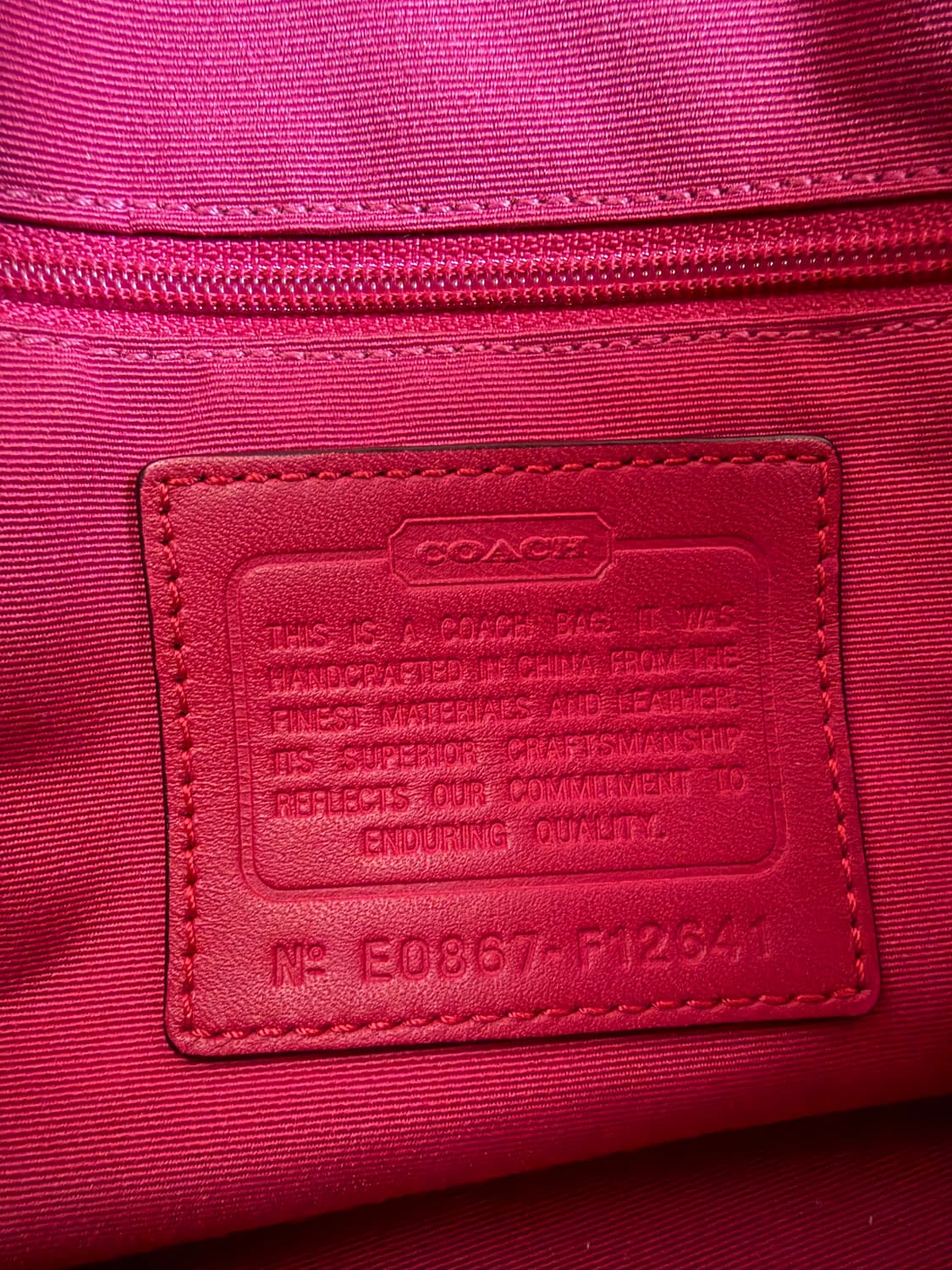 코치(COACH) 모노그램 레더 숄더백 상품이미지9